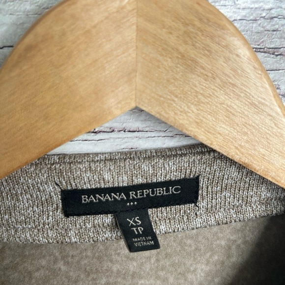 Banana republic sweater jacket size xs tan brown - Picture 8 of 9